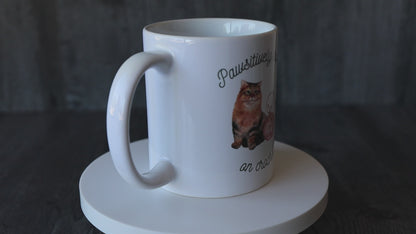 "Pawsitively Hooked On Crochet" Mug