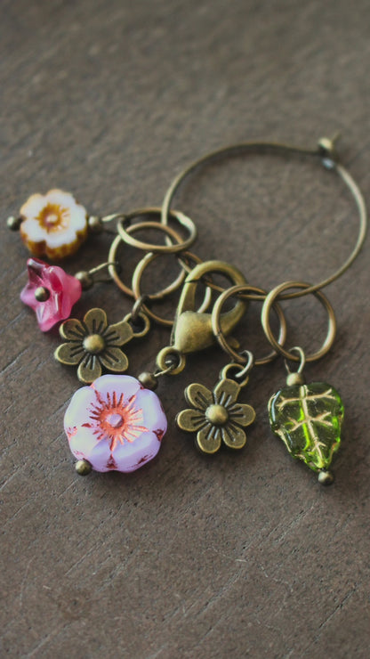 Springtime Stitch Markers Set