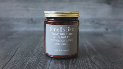 Hand-Poured Soy Wax Candle For Knitters | Beachwood