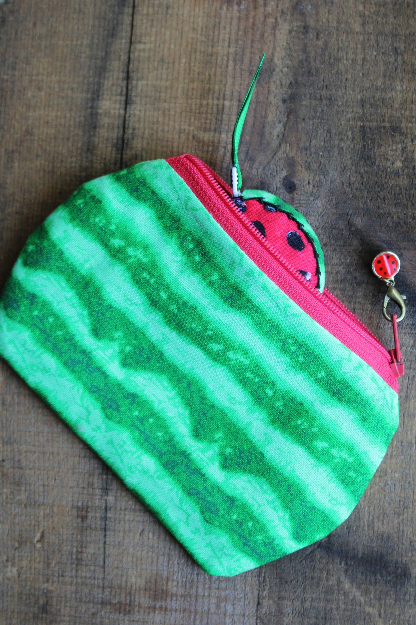 Ripe Watermelon Zippered Pouch