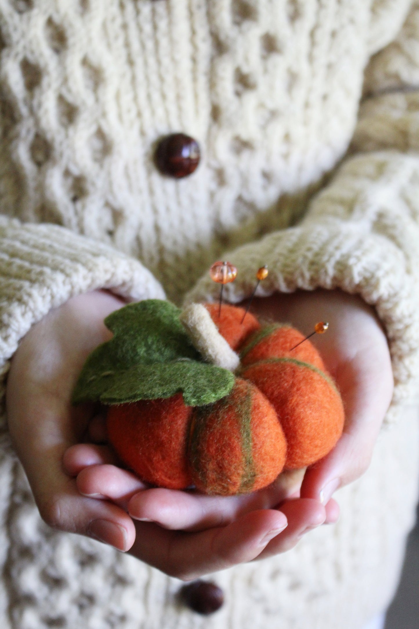 Pumpkin Pincushion