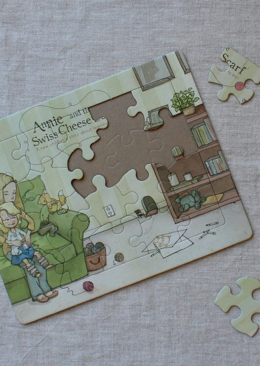 Annie and the Swiss Cheese Scarf Puzzle