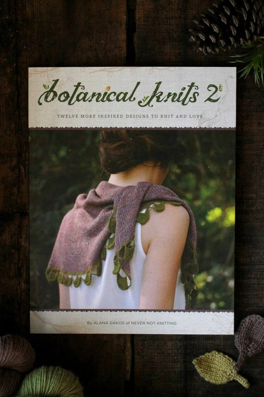 Knitting Book • Botanical Knits 2 Printed Book - 12 More Inspired Designs to Knit and Love • Knitting Gift • Intermediate Knitting Patterns