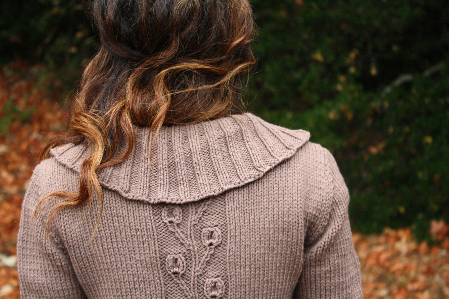 Knit Jacket Pattern with Pockets • Buds & Blooms Jacket Knitting Pattern PDF • Intermediate Knit Pattern