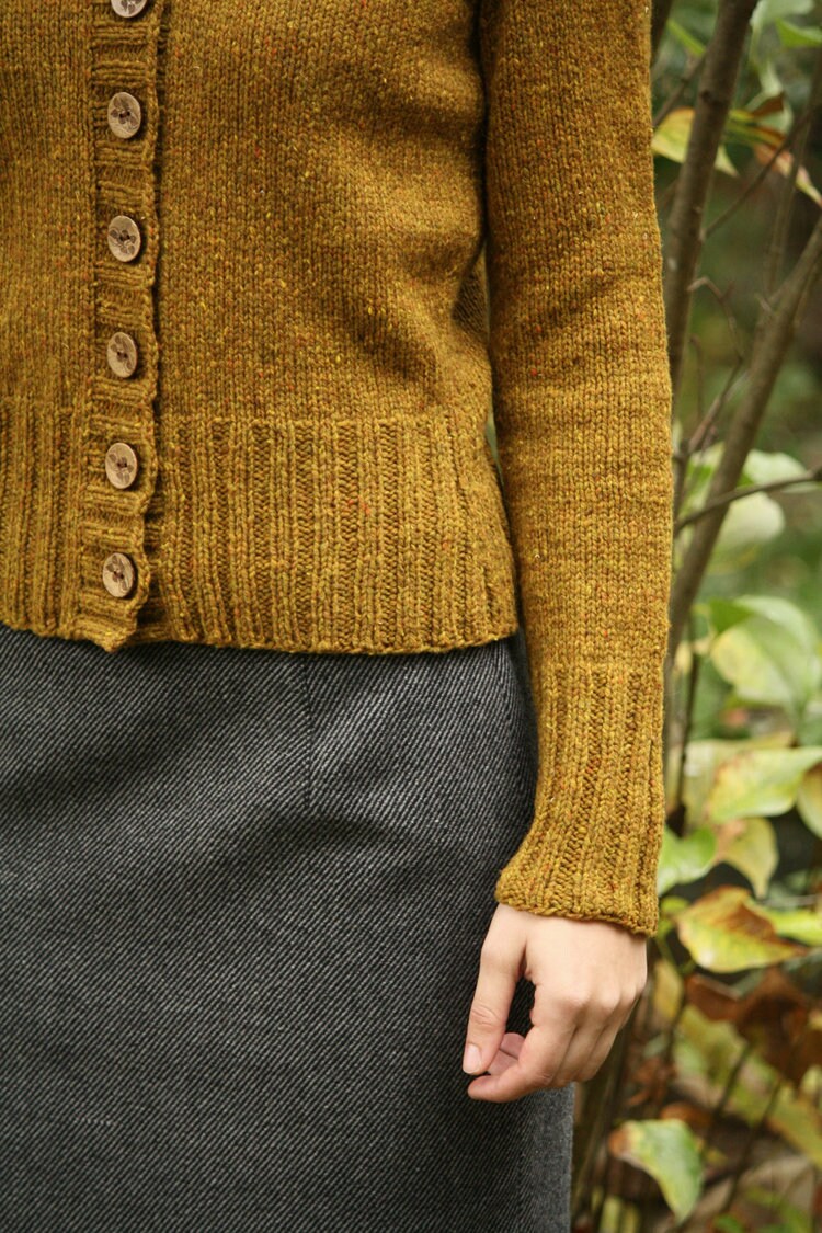 Women's Cardigan Knitting Pattern • Twigs and Willows Knitting Pattern PDF • Intermediate Knit Pattern