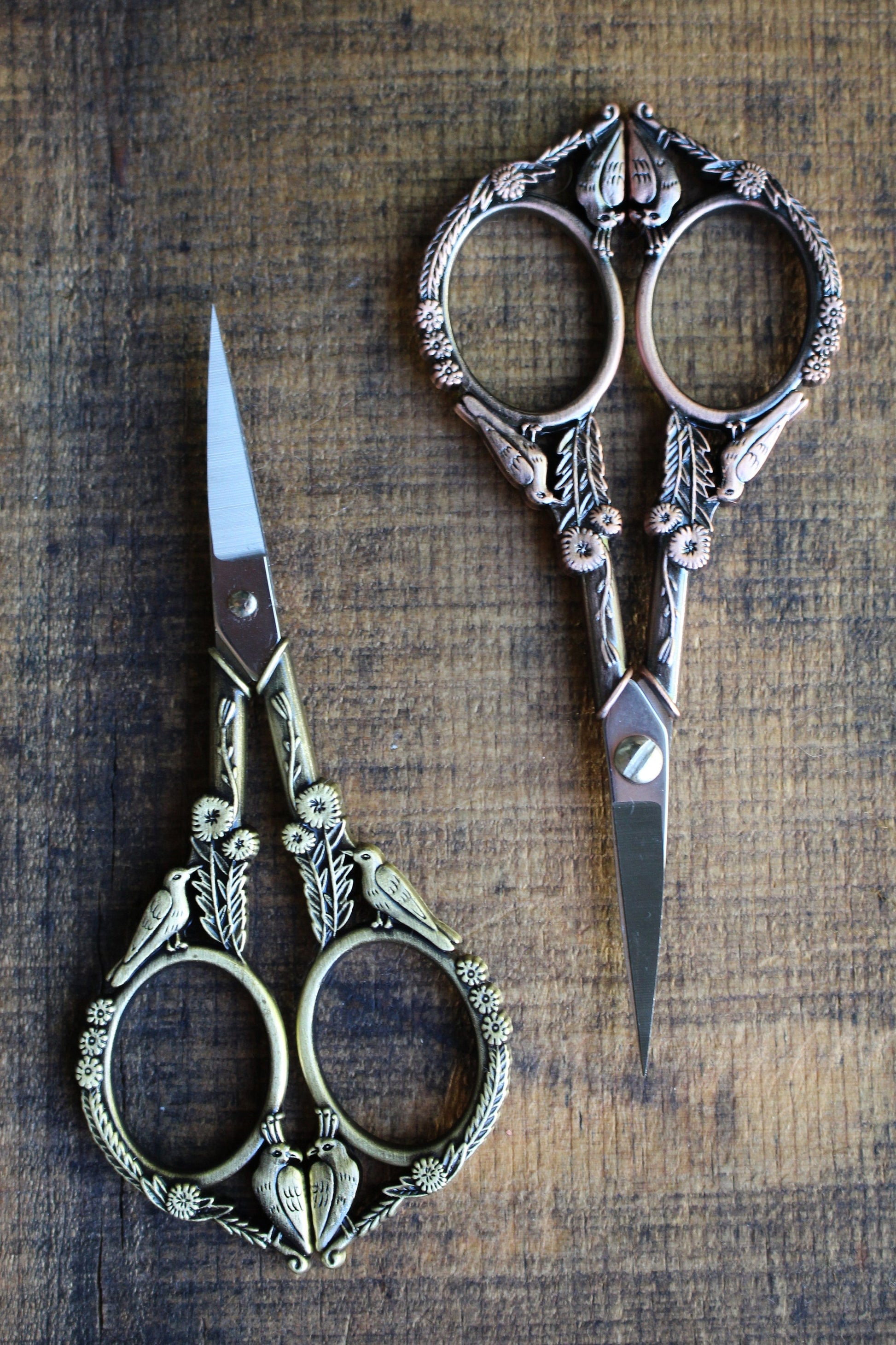 Feathered Friends Embroidery Scissors