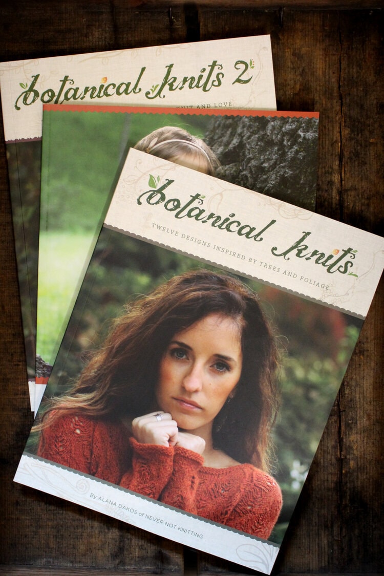 Knitting Book • Botanical Knits Book Bundle • Knitting Gift • Intermediate Knitting Patterns
