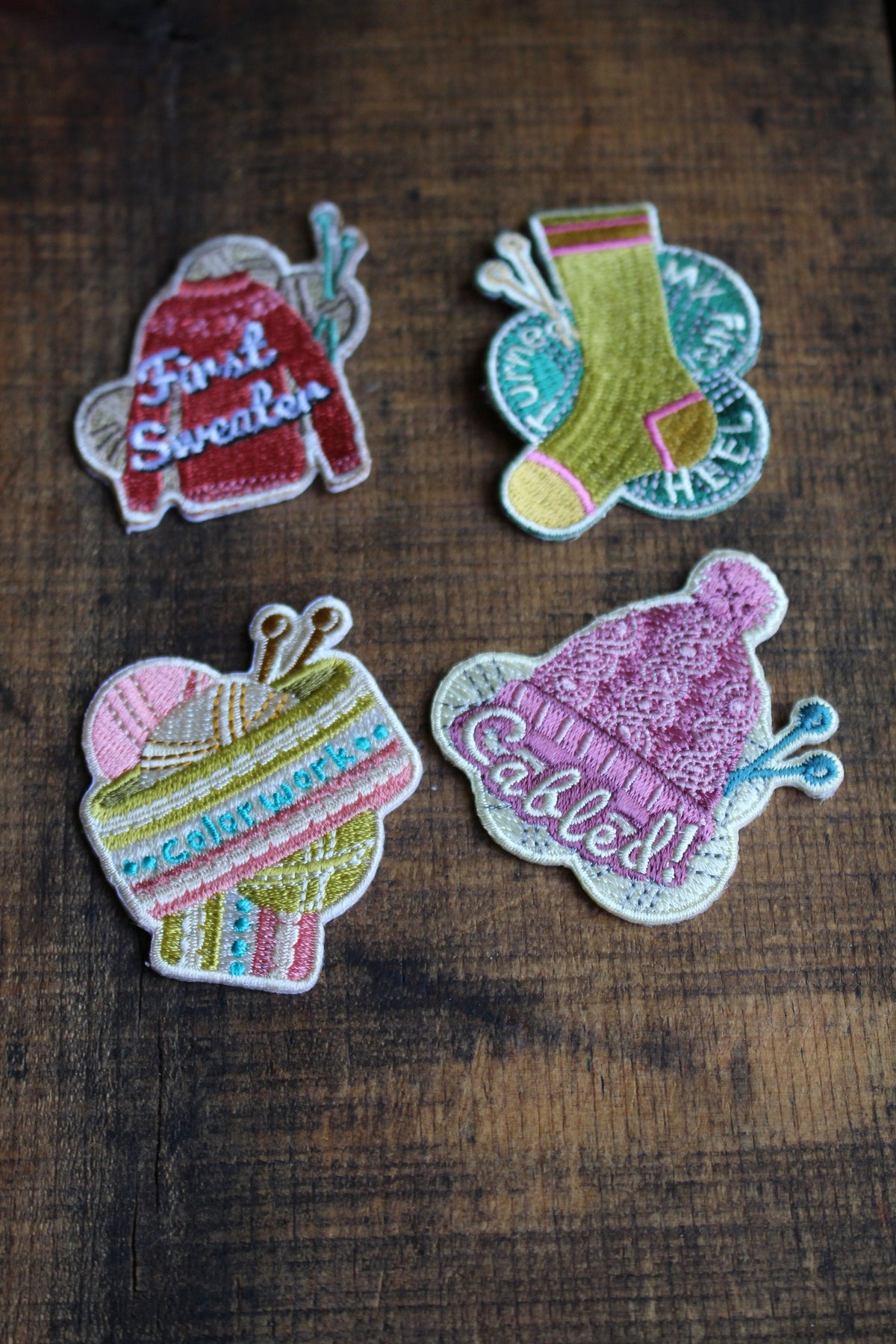 Knitting Accomplishment Patch – Never Not Knitting
