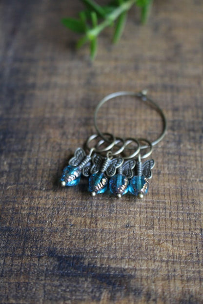 Knitting Stitch Markers • Butterfly Stitch Markers for Knitting • Unique Gift for Knitters