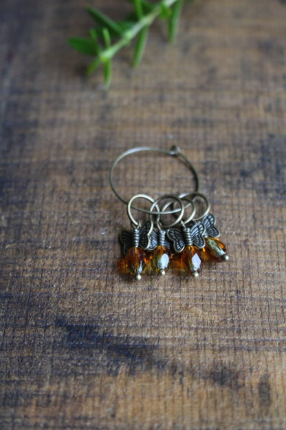 Knitting Stitch Markers • Butterfly Stitch Markers for Knitting • Unique Gift for Knitters