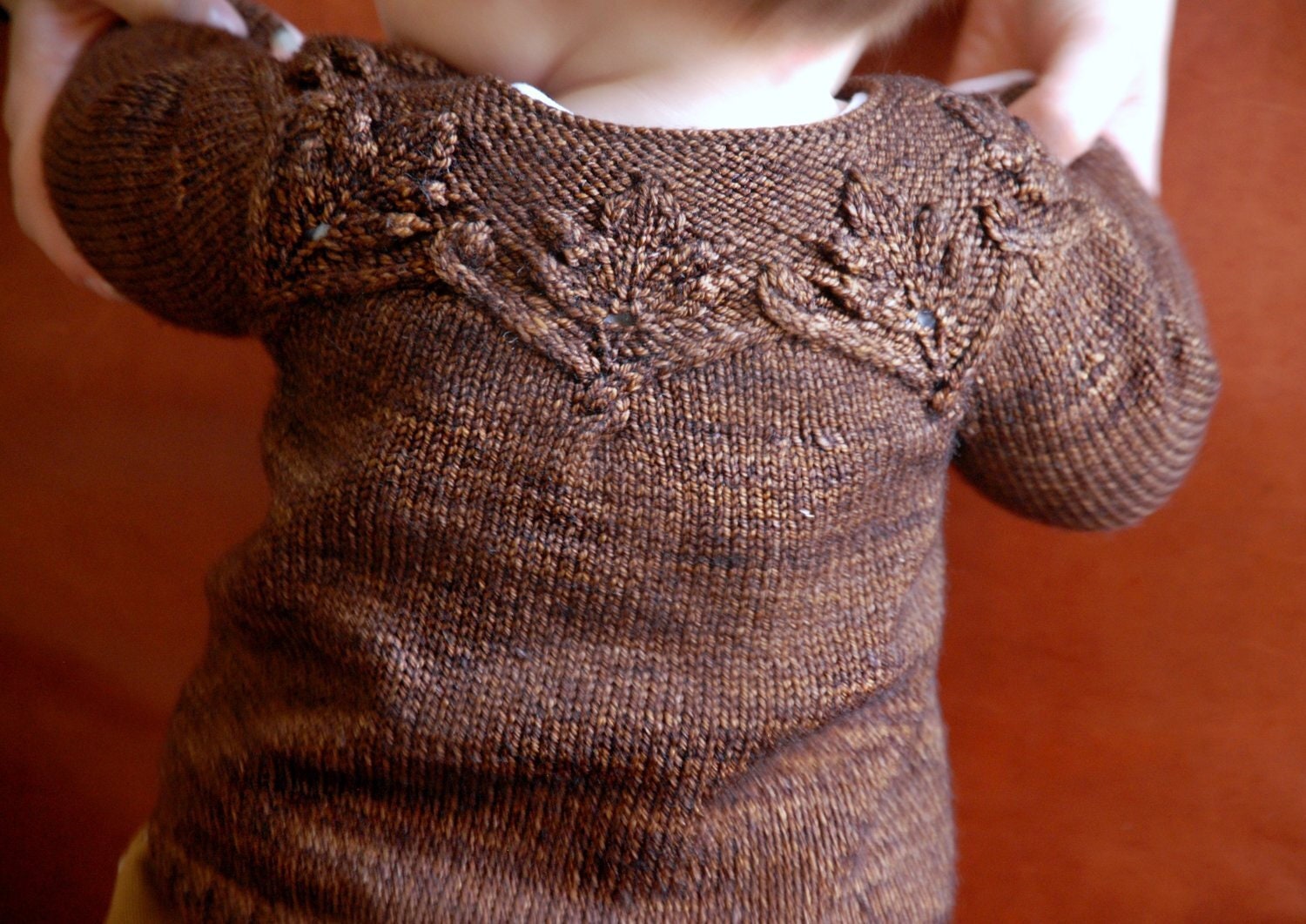 Baby Sweater Knitting Pattern • Little Oak Printed Knitting Pattern • Knitting Pattern Gift