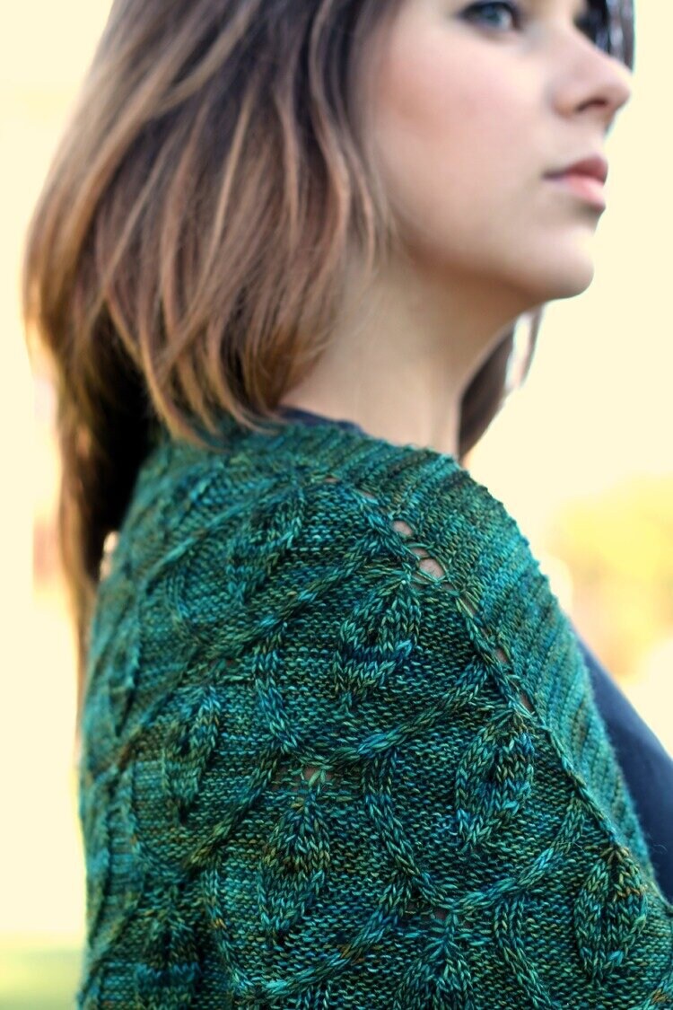 Large Wrap Knitting Pattern • Secret Garden Shawl Printed Knitting Pattern • Knitting Pattern Gift