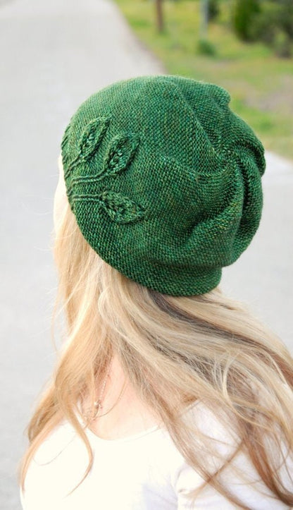 Beanie Knitting Pattern • Seedling Printed Knitting Pattern • Knitting Pattern Gift