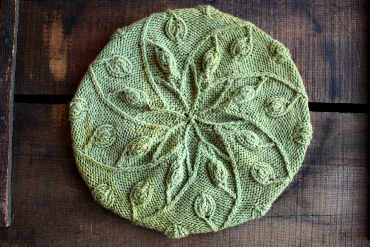 Slouchy Beret Knitting Pattern • Taking Root Printed Knitting Pattern • Knitting Pattern Gift