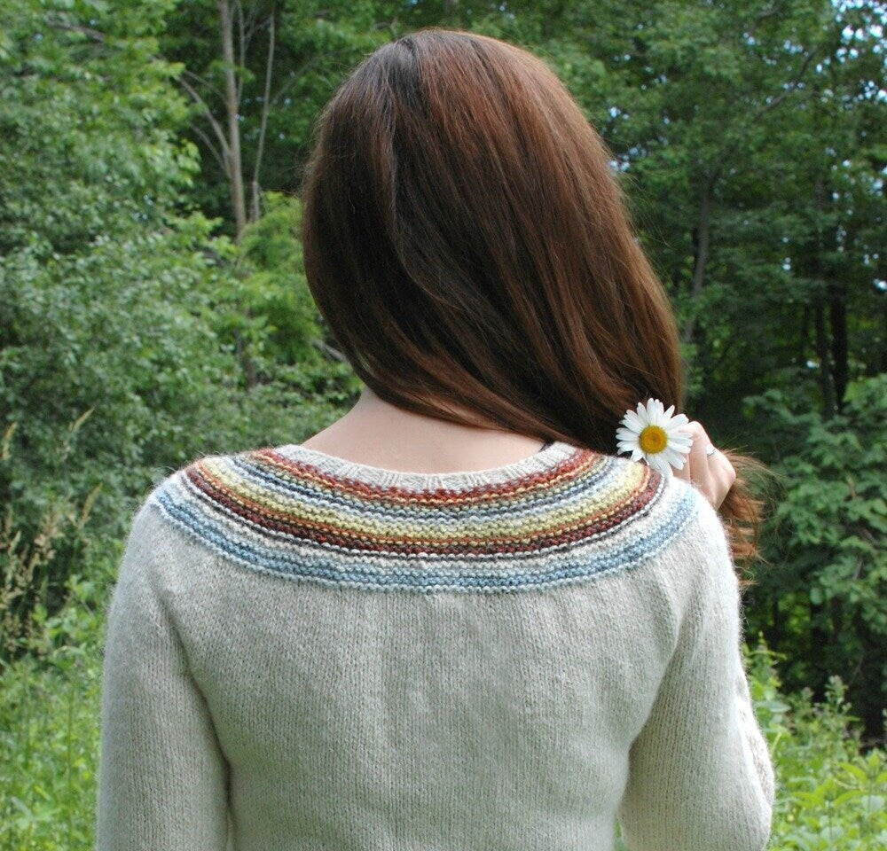 Stripe Sweater Knitting Pattern • Playful Stripes (Adult Sizes) Printed Knitting Pattern • Knitting Pattern Gift