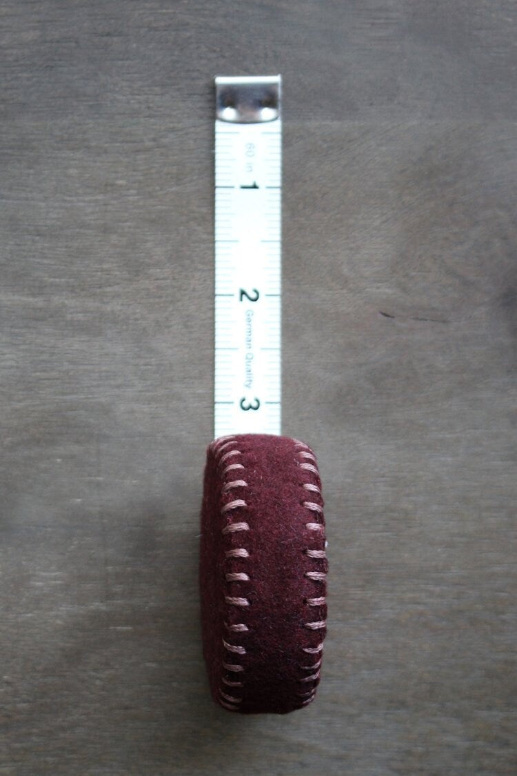 Hand-Stitched Woolen Tape Measures – Never Not Knitting