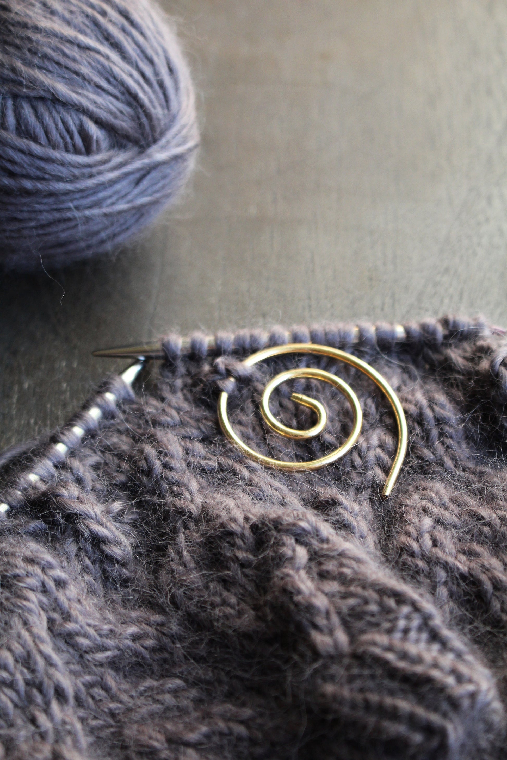 Silver Spiral | Cable Needle