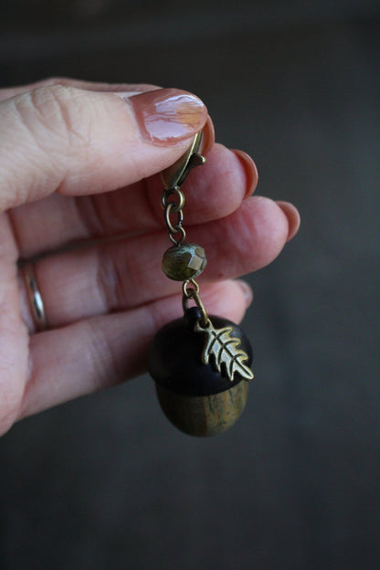 Stitch Marker • Acorn Stitch Marker Keeper • Unique Gift for Knitters