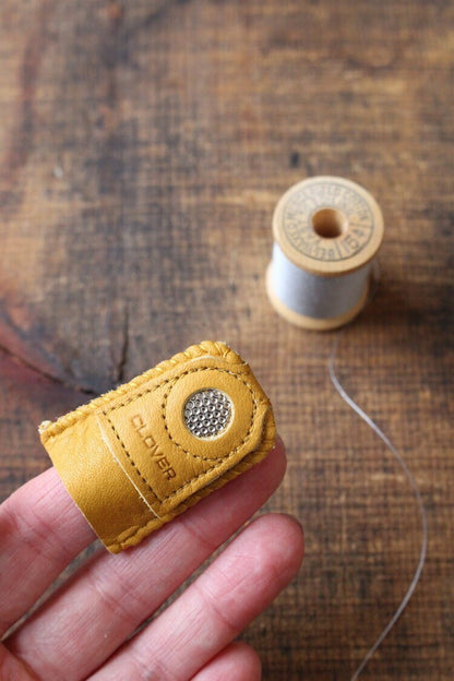 Leather Thimble • Soft and Comfortable High Quality Leather Thimble for Sewists • Sewing Supplies Gift for Grandma