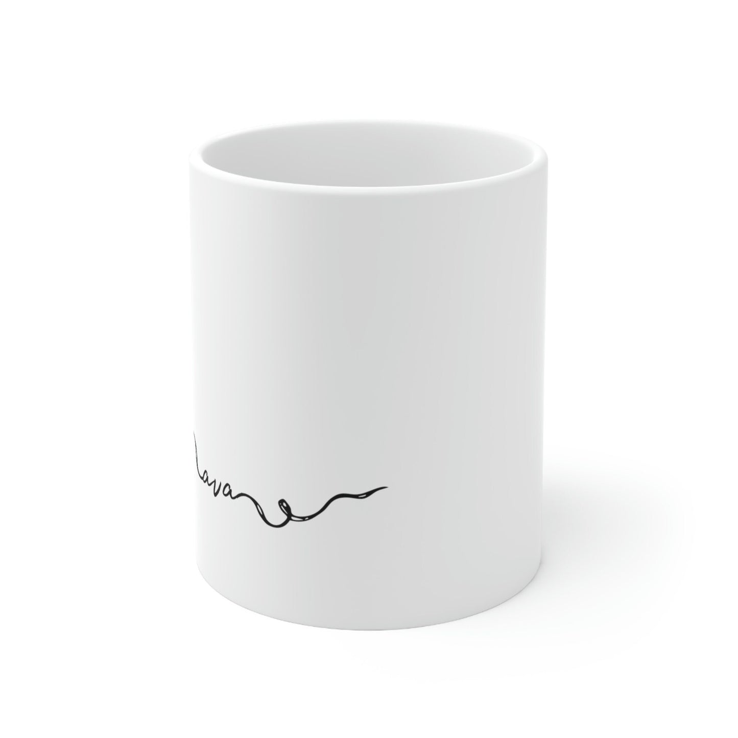 "Write Your Name In Yarn" / Personalized Mug