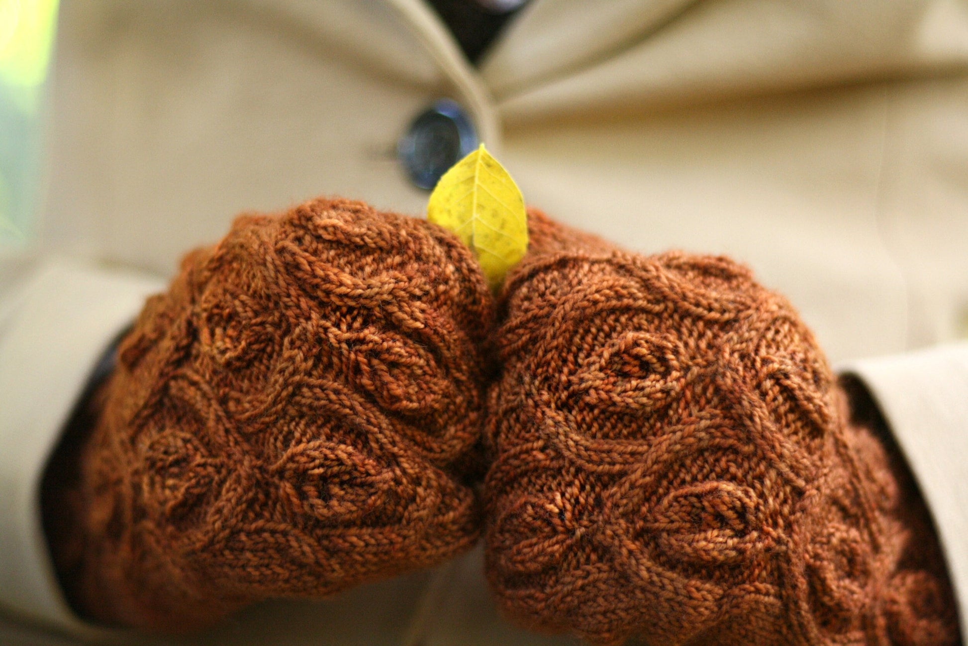 Nature Inspired Mittens Knitting Pattern • Ivy Trellis Mittens • Intermediate Knit Pattern PDF