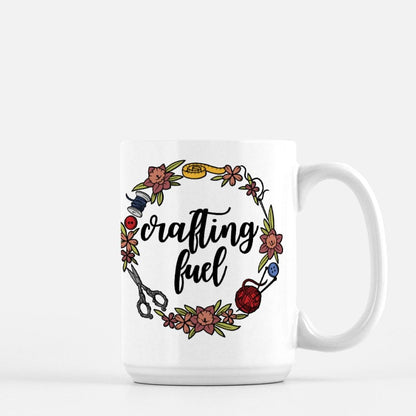 Funny Crafting Mug • Crafting Fuel • Gift Idea For Crafters