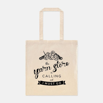 The Yarn Store Is Calling Tote • Yarn Shopping Bag • Gift Idea For Knitters