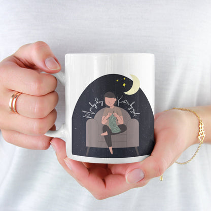 Knitting Gift • Mom By Day, Knitter By Night Mug • Present For Mom