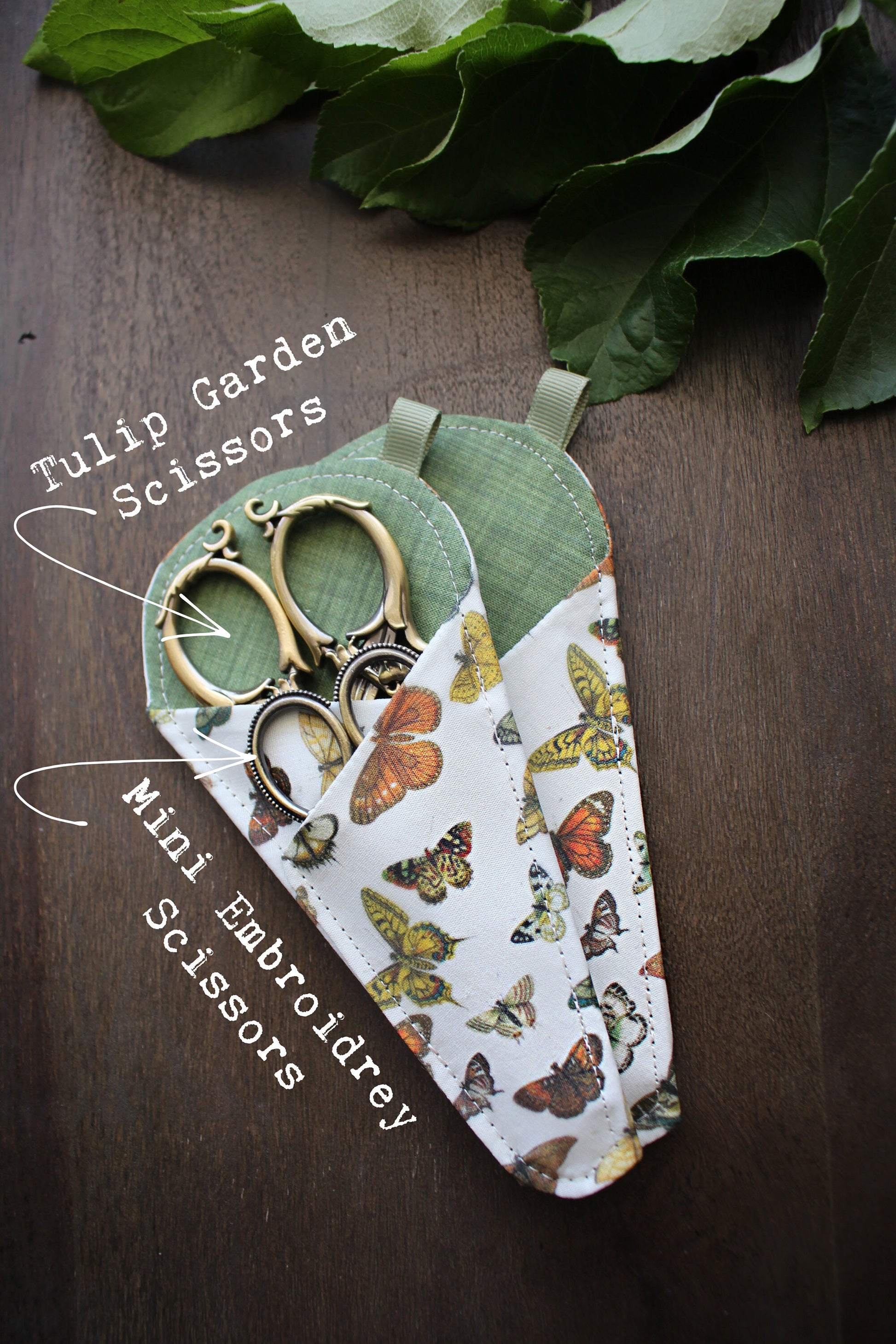 Tulip Garden Embroidery Scissors - For Yarn's Sake