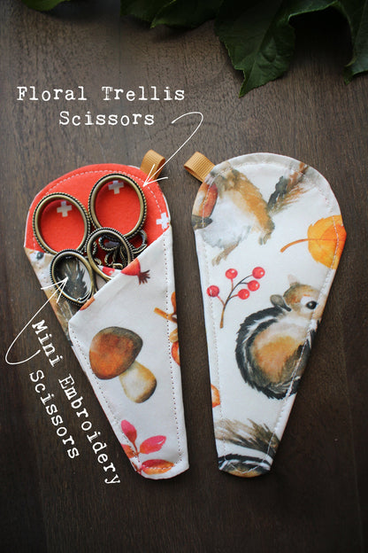 Squirrel & Acorn Scissor Sleeve