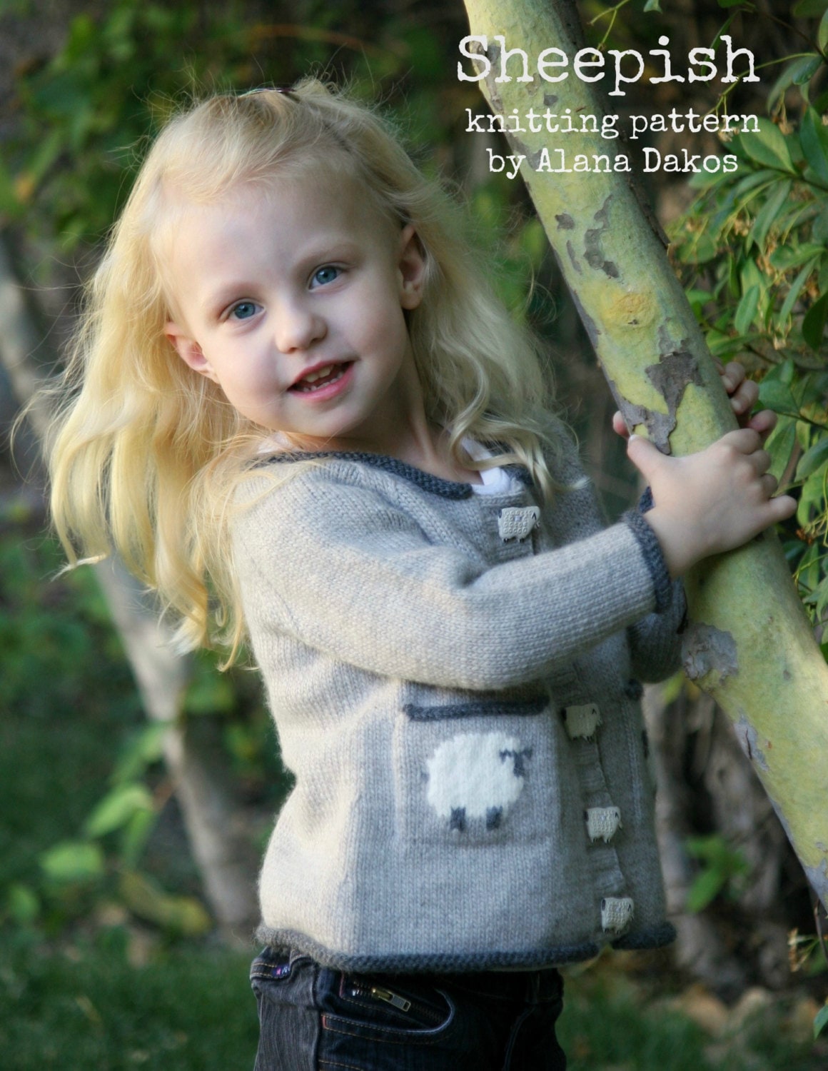 Baby Cardigan Knitting Pattern with Sheep Pockets • Sheepish Knitting Pattern PDF • Intermediate Knit Pattern