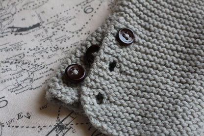 Boy's Cardigan Pattern with Pockets • Dapper Knitting Pattern PDF • Intermediate Knit Pattern